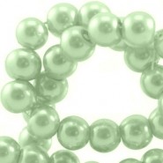 Glasperlen Top Qualität 14mm Crysolite grün